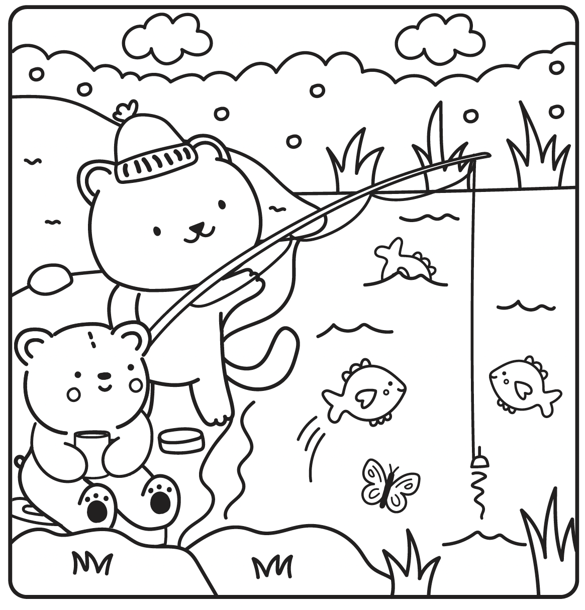 Sunny-Vibes-Rest-&-Relax-En-cozy-malebog-9788776430344