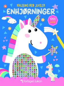 Malebog med juveler: Enhjørninger