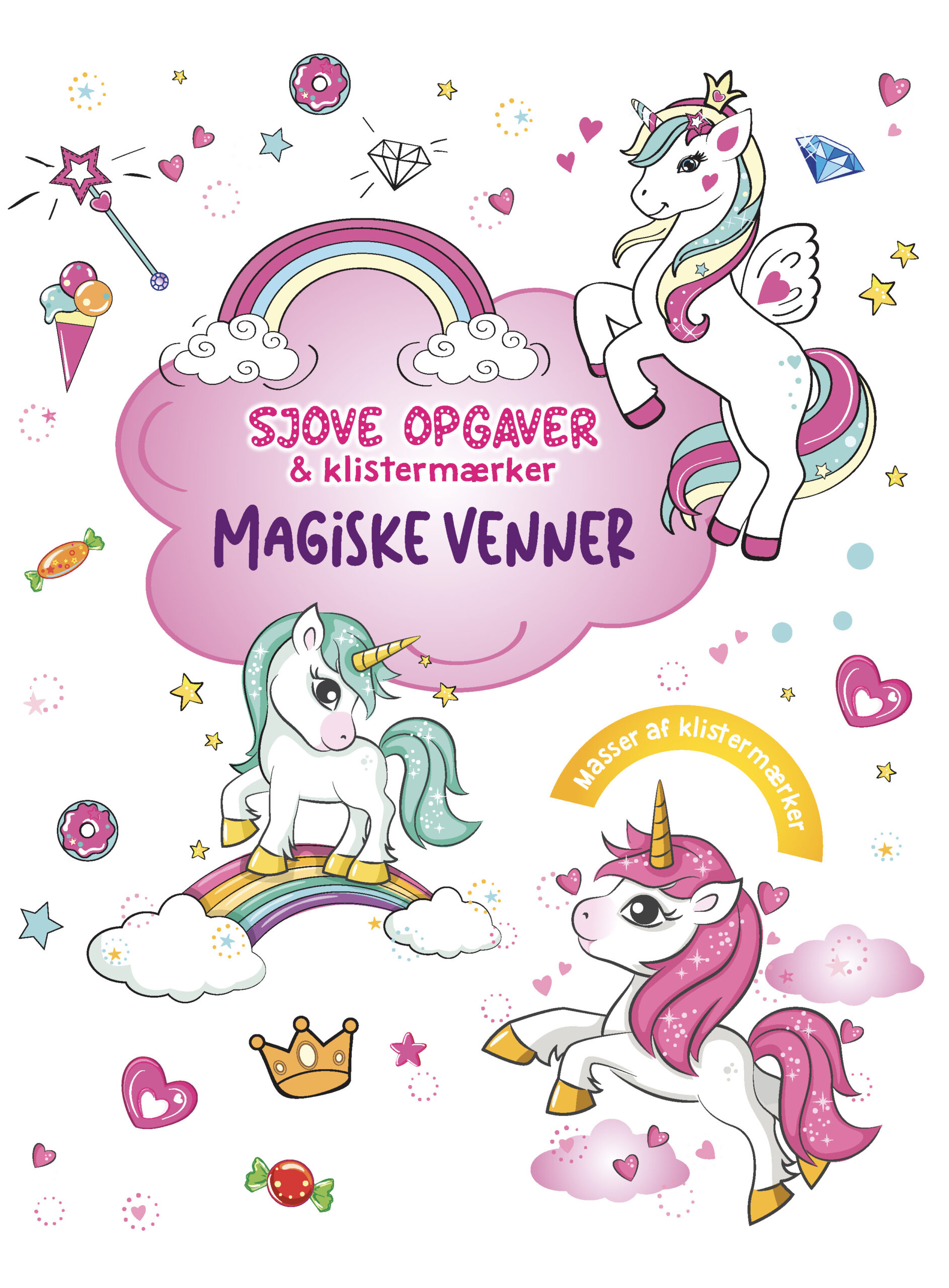 9788776430795_Sjove opgaver & klistermærker_Magiske venner